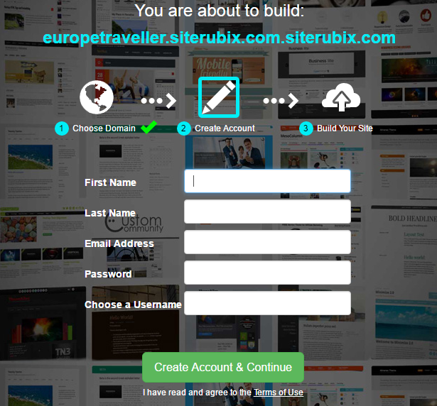 Create a Free Account